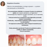 Proszek do wybielania zębów zatwierdzony przez dentystów